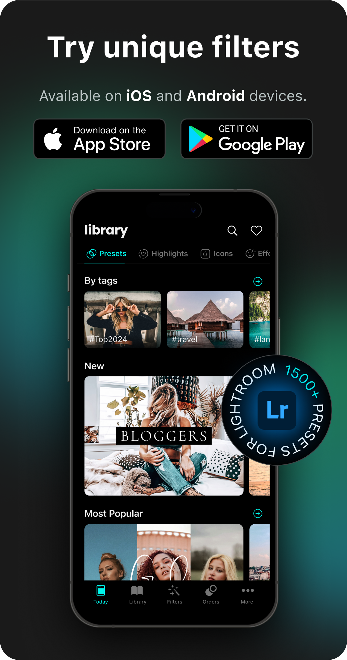 Free Presets for Lightroom Mobile on iOS & Android FLTR
